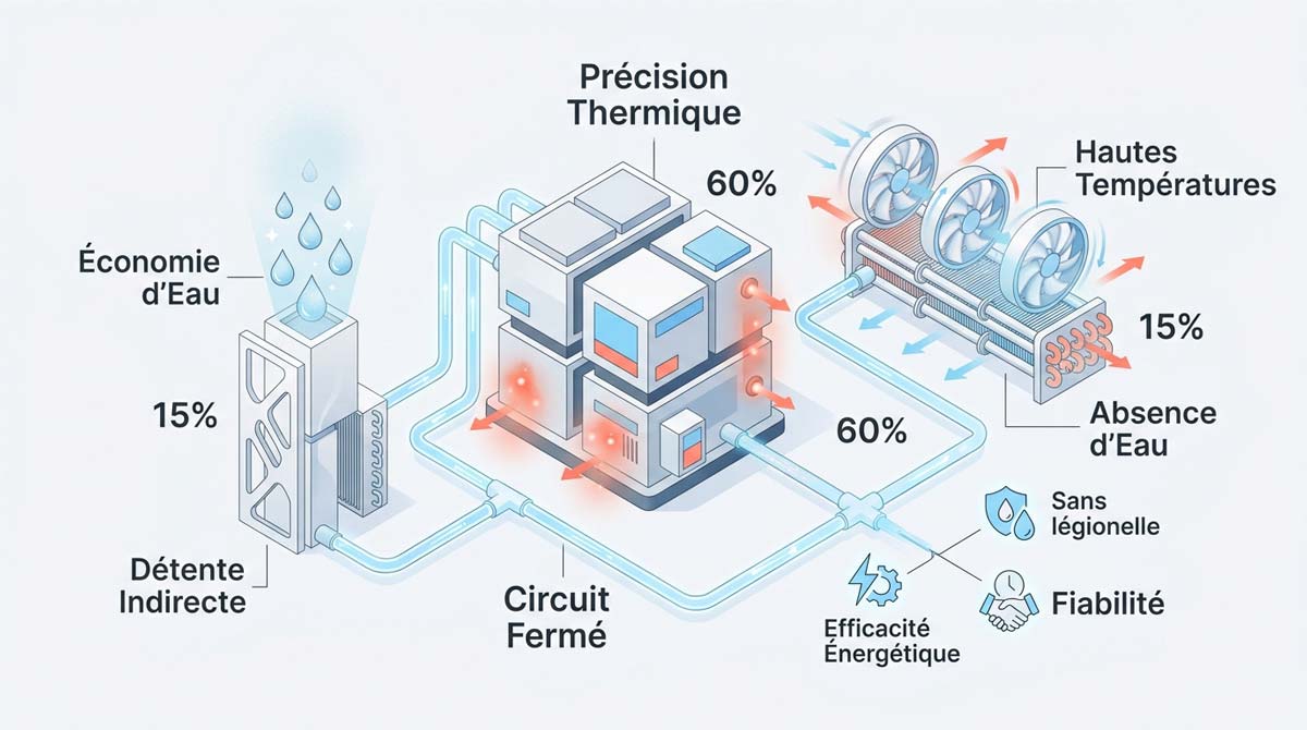 solutions de refroidissement industriel isometrique